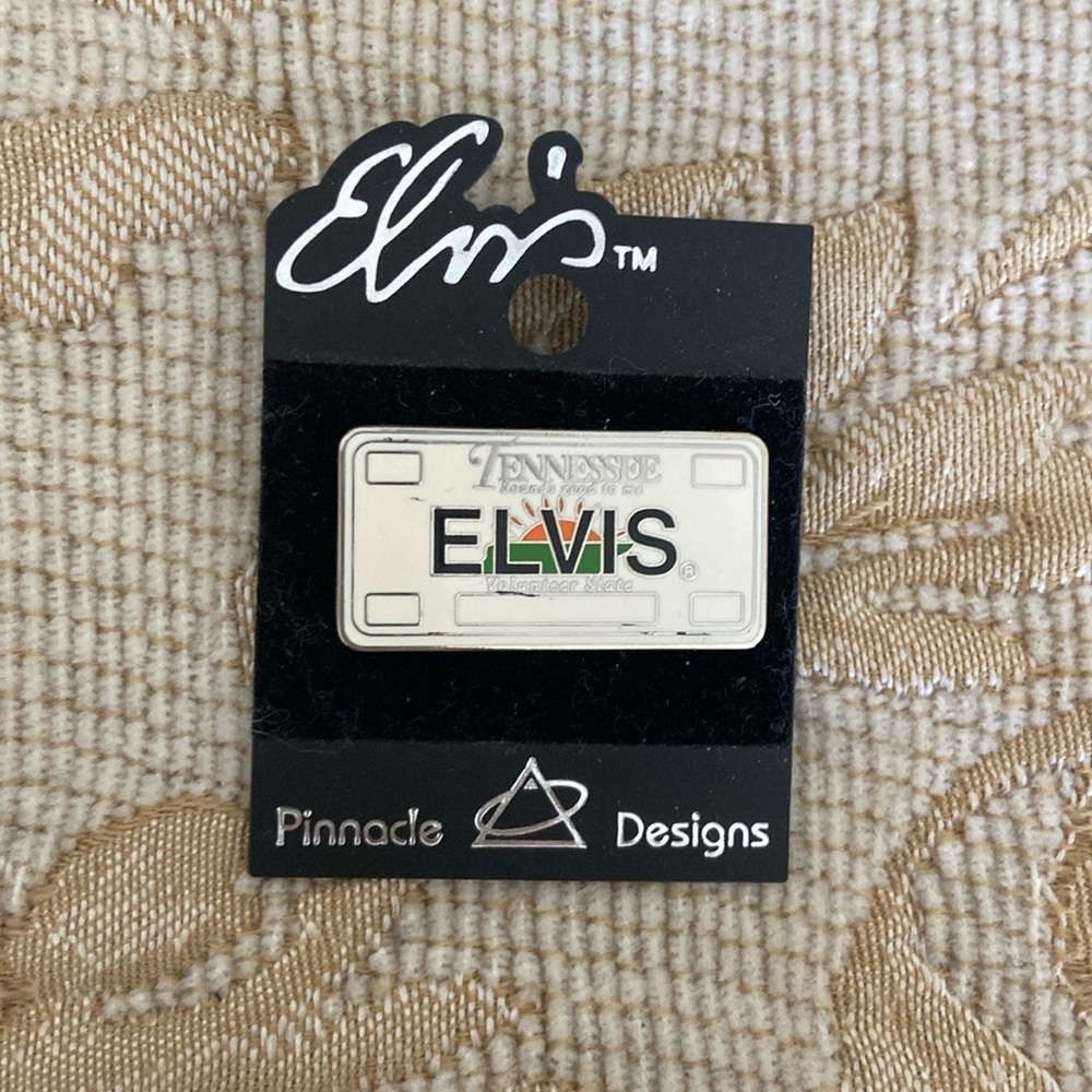 Pin | Elvis Presley Pin + License Plate Pin